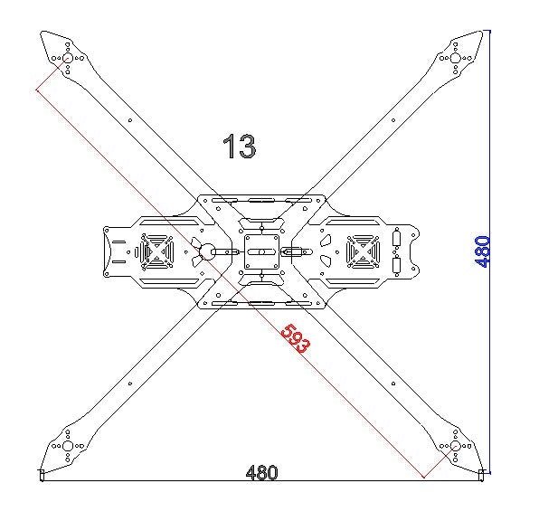 Drone FPV 13 Inch